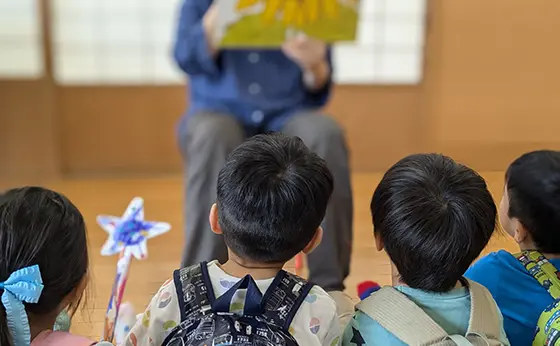 豊島区の雑司ヶ谷幼稚園｜文京区 新宿区の紙芝居の様子